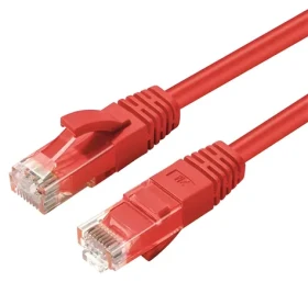 MicroConnect CAT6a U/UTP 3m červená / LSZH (MC-UTP6A03R)