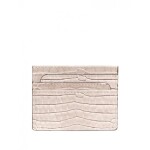 GUESS peněženka Vella Croc Cardholder shell Růžová