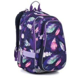 Školní batoh Fialová pírka Topgal LYNN 26008