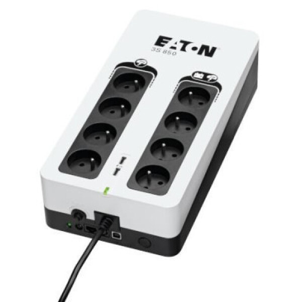 Eaton 3S 850 FR, UPS 850VA / 510W, 8 zásuvek (4 zálohované), USB, 2x USB charge, české zásuvky EDF_149136