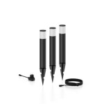 Purex Gardenlink venkovní nízkonapětové zemní svítidlo 3x Led 1,5W 180lm 2700K 24V Ip44, černé