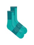 Dámské merino ponožky ICEBREAKER Wmns Merino Run+ Ultralight Crew, Fresh/Tidal Teal velikost: 38-40 (M)