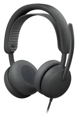 Logitech Zone Wired 2 for Business grafitová / Drátová sluchátka s mikrofonem / USB / 1.9 m (981-001618)