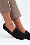 Loafersy Mokasyny Dámské Ploché Černé Soreline 39