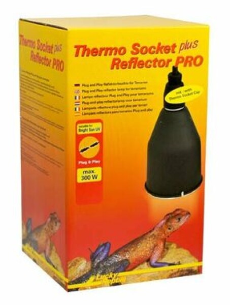 Lucky Reptile Thermo Socket plus Reflector "Plug and Play" Velký s konektorem / V.25 x 14 cm (FP-63223)