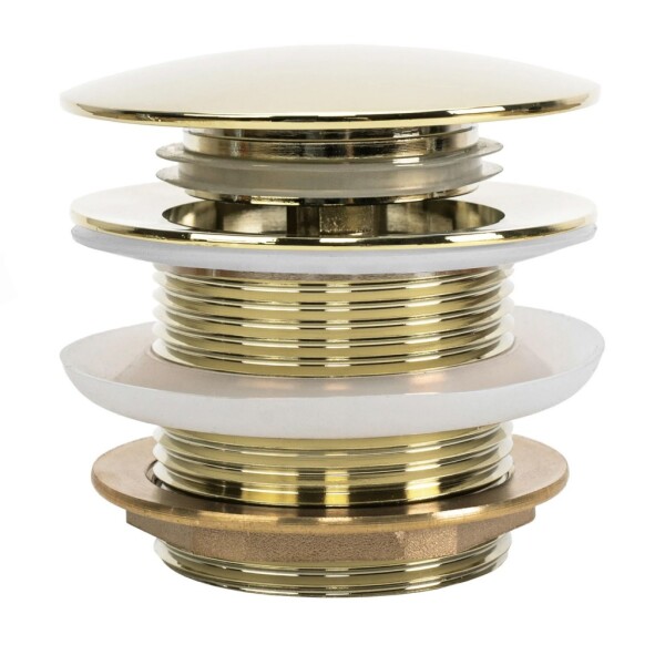 REA - Univerzální vanová výpusť Click-clack - Gold REA-W2015