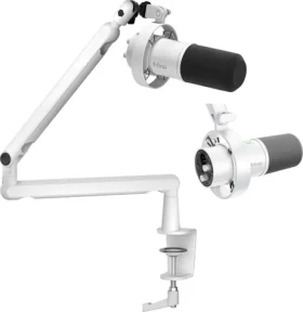 FIFINE T688W USB XLR Kit bílá / stolní mikrofon / dynamický / rameno / USB-C / XLR (T688W)