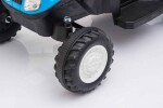 Mamido Dětský elektrický traktor Swift s přívěsem modrý