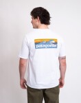 Tričko Patagonia M's Boardshort Logo Pocket Responsibili-Tee Fiber White