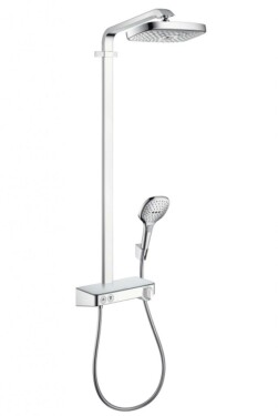 HANSGROHE - Raindance Select E Sprchový set Showerpipe 300 s termostatem, 2 proudy, EcoSmart 9 l/min, chrom 27283000