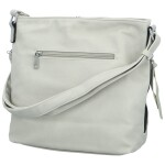 Módní dámská koženková crossbody kabelka Salah, šedá