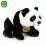 Plyšová panda sedící nebo stojící 22 cm, ECO-FRIENDLY