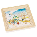 Goki Goki Vícevrstvé puzzle - Roční období