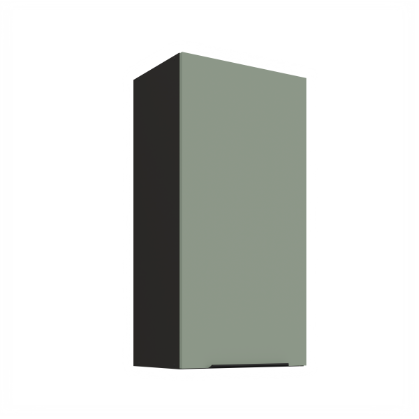 Horní skříňka Aria 45 G-90 1F Barva korpusu: Černá, Barva dvířek: SA - Aquamarine AFM