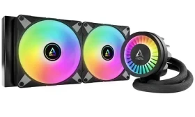 ARCTIC Liquid Freezer III - 280 A-RGB černá / 2x 140mm / 22.5 dB @ 1900 RPM / 69.9 CFM / AMD + Intel (ACFRE00143A)