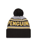 New Era Pánská zimní čepice Pittsburgh Penguins NHL Pom Wordmark