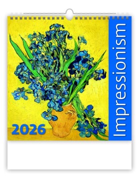 Nástěnný kalendář 2026 Helma - Impressionism, 30 x 30 cm