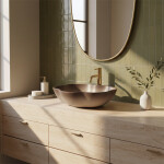 REA - Umyvadlo na desku Pearl Ombre REA-U0629