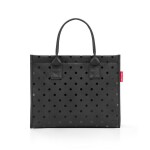 Sada stylová kabelka a praktické pouzdro Reisenthel Daily Shopper set Glossy dots black