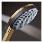 HANSGROHE - Raindance Alive Q Sprchový set s termostatem pod omítku, s tělesem, 21x34 cm, 3 proudy, kartáčovaný bronz 24620140