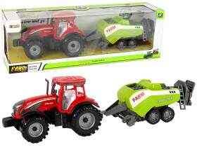 Mamido Traktor se secím přívěsem na třecí pohon