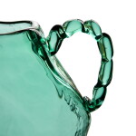 HK living Váza Gemstone Amfora Sapphire 37 cm, zelená barva, sklo