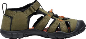 KEEN Seacamp II CNX Youth Dětské sandály dark olive/gold flame 32-33 10044204KEN01C04
