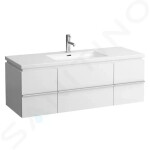 Laufen - Living Umyvadlo nábytkové 1300x480 mm, se 3 otvory pro baterii, bílá H8164350001081