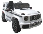 Mamido Elektrické autíčko Mercedes G63 bílé