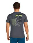ICEBREAKER Mens 150 Tech Lite SS Tee Infographic, Obsidian (vzorek) velikost: M