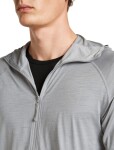Pánská merino mikina ICEBREAKER Mens 150 MerinoFine Ace LS Zip Hoodie, Proto Grey velikost: M