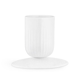 KÄHLER Porcelánový svícen Hammershøi White 10,5 cm, bílá barva, porcelán