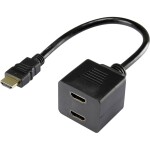 Renkforce RF-3301134 DVI / VGA adaptér [1x DVI zástrčka 24+1pólová - 1x VGA zásuvka] černá s feritovým jádrem, pozlacené