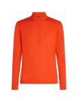 ICEBREAKER Mens 200 Oasis LS Half Zip, Fervid velikost: M