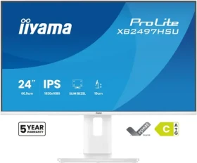 23.8" IIYAMA ProLite XB2497HSU-W1 bílá / LED / IPS / 1920 x 1080 / 16:9 / 4 ms / 1500:1 / 350cd-m2 / VESA (XB2497HSU-W1)