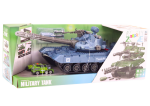 Mamido DIY vojenské vozidlo tank k rozmontování modrý se zvuky sada autíčka
