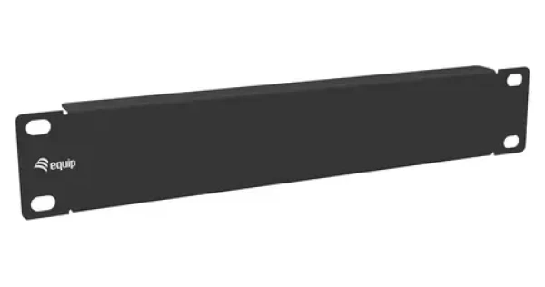 Equip 10" 1U černá / Záslepka / ocel / RAL9005 (327530)