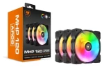 COUGAR MHP 120 ARGB 3 ks černá, bílá / Ventilátor / 120 mm / ARGB / PWM / 600-2000 RPM (CGR-CF-MHP12HB3-RGB)