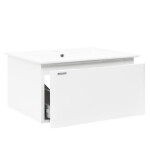 Koupelnová skříňka s umyvadlem Naturel Ancona 100x45x46 cm bílá lesklá ANCONA2100DVB ANCONA2100DVB