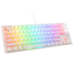 Ducky One 3 Aura TKL Cherry MX-Brown bílá / herní klávesnice / podsvícená / mechanická / drátová USB-C / US (DKON2187ST-BUSPDAWWWWC1)