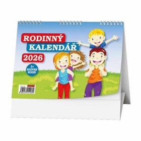 Rodinný kalendář 2026 - stolní kalendář
