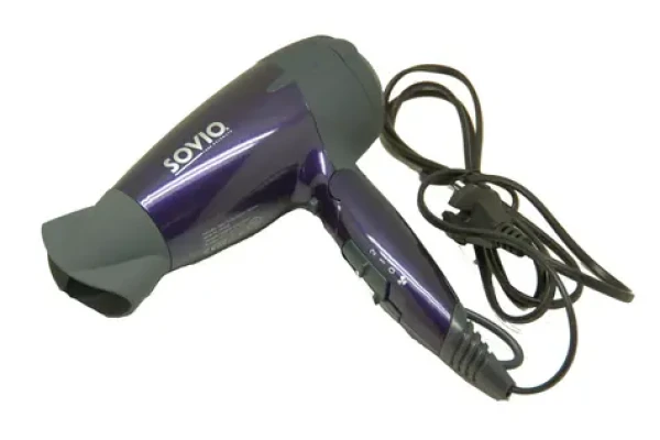 SOVIO SV-603I fialová / vysoušeč vlasů / 2200W / 2 rychlosti / 3 teploty / ionizace (SV603I-8129)