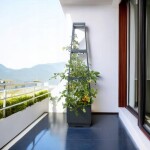 DumDekorace Květináč na rajčata s podpěrou 126 cm - na balkon a terasu