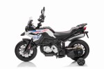 Mamido Dětská elektrická motorka BMW F850 GS bílá