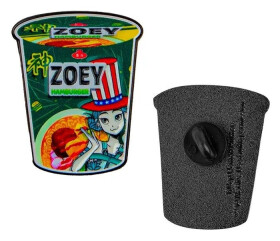 KPop Demon Hunters Odznáček - Zoey Hamburger Noodles