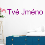 Samolepka Vlastní text Arial Barva: Velikost: cm