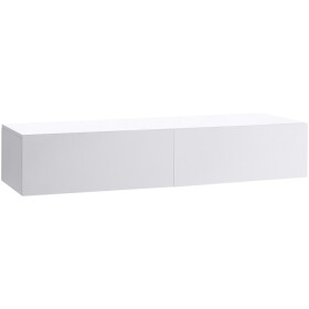 CERANO - Koupelnová skříňka pod nástěnné umyvadlo/doplňková Noira - bílá matná - 120x28x43 CER-8050BD7606