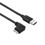 StarTech USB-A - Micro-USB B slim kabel černá / Kabel / USB 3.0 / 5 Gbit/s / 1 m (USB3AU1MLS)