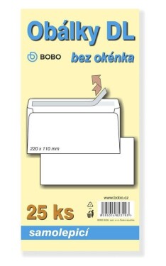 Obálky DL samolepicí (bal. 25ks)