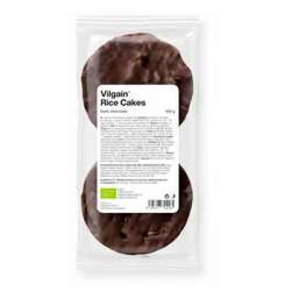 Vilgain Chlebíčky rýžové BIO hořká čokoláda 100g